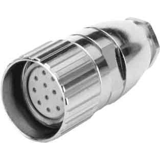 Baumer - Rundsteckverbinder, feldkonfektionierbar (Industriesteckverbinder) Kabeldose Z141.001 12pol. Stecker
