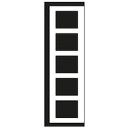 Jung - Abdeckrahmen Rahmen 5-fach AC 585 BF ANM anthrazit matt