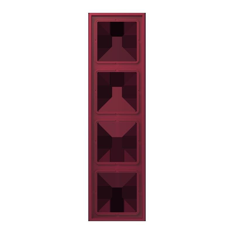 Jung - Abdeckrahmen Rahmen 4-fach LC 984 255 le rubis