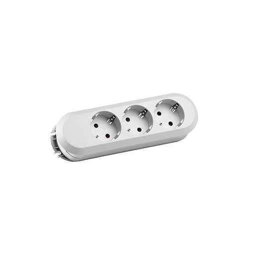 Bachmann - Mehrfachsteckdose Tischsteckdose 3f. 385.270 ohne Zuleitung ws