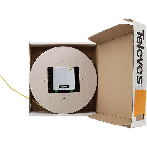 Televes - Modul für Kopfstelle Optische Box OB4LC-4-70 2 Ausgänge 70m Kabel