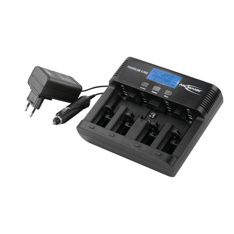Ansmann - Universal-Ladegerät Tisch-Ladegerät 1001-0018 Powerline 5 Pro