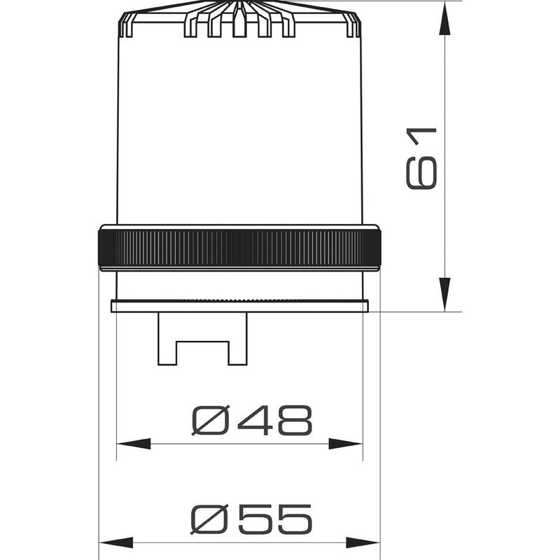 Grothe - Signalsäulenelement, akustisch Schallgeber MSG 8620 max.76dB
