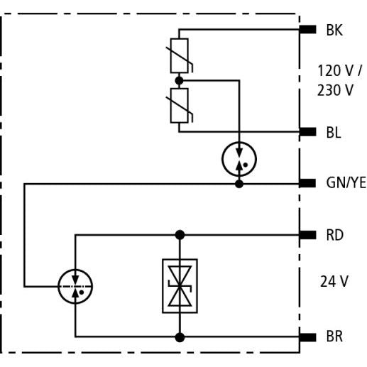 DEHN - Überspannungsableiter für Informations-/MSR-Technik Überspannungsableiter DPI CD EXD 230 24 N DEHNpipe Ex (d)