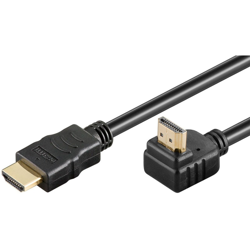 Goobay - Konfektioniertes A/V-Kabel High Speed HDMI-Kabel 61294 90°,Ethernet,4K,60Hz
