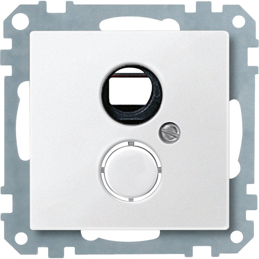 Merten - Einsatz/Abdeckung für Kommunikationstechnik Zentralplatte pws 468519 für BNC/TNC-Buchse