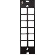 Telegärtner - Moduleinsatz für Patchpanel LWL 3 HE/7 TE Frontplatte 100021452 6xSC-D, LC Quad
