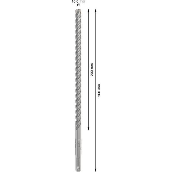 Bosch - Bohrer PRO SDS plus-5X 2608833800 Hammerbohrer 10 x