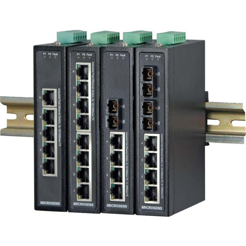 Microsens - Netzwerk Switch Industrie Fast Ethernet MS657100X Switch 5x10/100BasTX