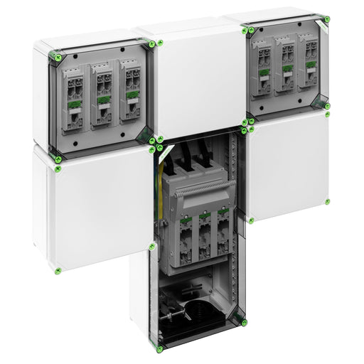 Spelsberg - Sicherungslasttrennschalter mit Gehäuse GTI Wechselrichtersammler GWS 7220 NH 400V AC, IP65