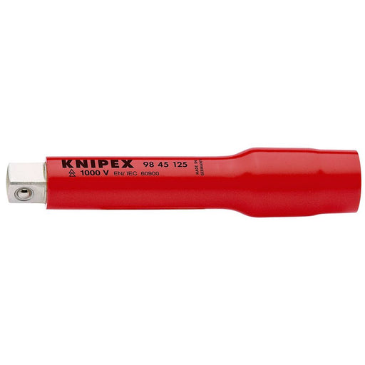 Knipex - Verlängerung für Steckschlüssel-Einsätze, Steckschlüssel, Knarren Verlängerung 98 45 125 125mm