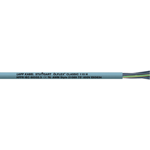 Lapp Kabel&Leitung - Energiekabel < 1 kV, für ortsveränderlichen Einsatz ÖLFLEX CLASSIC 110 H 4G1,5 10019932