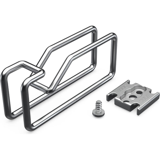 Enoc - Kabelführung für Gehäuse/Schränke Kabelführungsring KBM 01 (VE10) 26x105x44 chrom