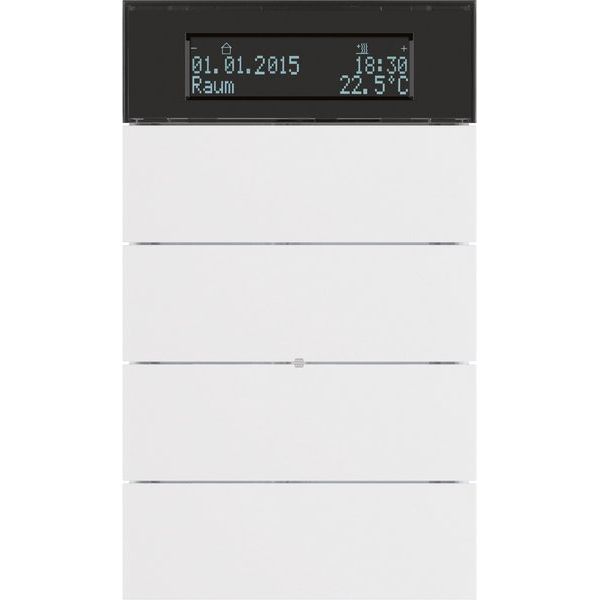 Berker - Bussystem-Mehrfach Bediengerät Tastsensor 75664599 polarweißm.Raumtem