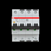 ABB Stotz S&J - Leitungsschutzschalter Sicherungsautomat S303P-C1.6NA 25kA, 1,6A, 3+NA