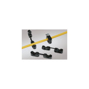 HellermannTyton - Befestigungsschelle für Kabel/Rohre Zugentlastungsschelle KK2-N66-BK − 500 Stück