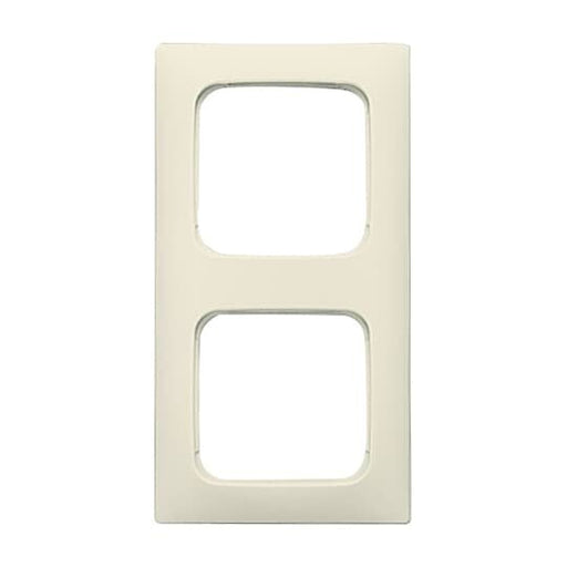 Busch-Jaeger - Abdeckrahmen Rahmen 2-fach 2512-212K-102 ws, f.Kanalabdeck