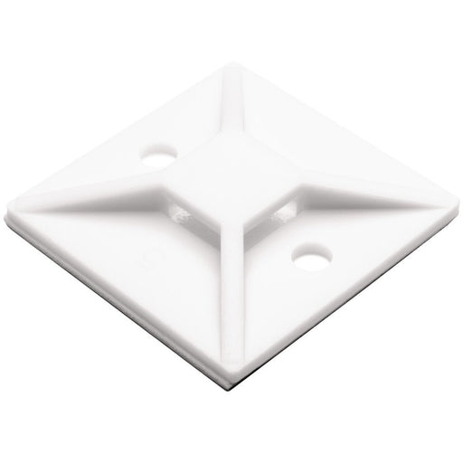 HellermannTyton - Befestigungssockel und -element für Kabelbinder Befestigungssockel MB-5 A − 100 Stück