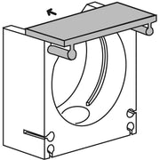 Reiku - Rohrschelle Deckel PADSB-48 f.Systemhalter, sw − 20 Stück