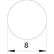 OBO Bettermann - Rundleiter/Draht für Blitzschutz Kupferdraht RD 8-CU 8mm,weich F20 − 100 Meter