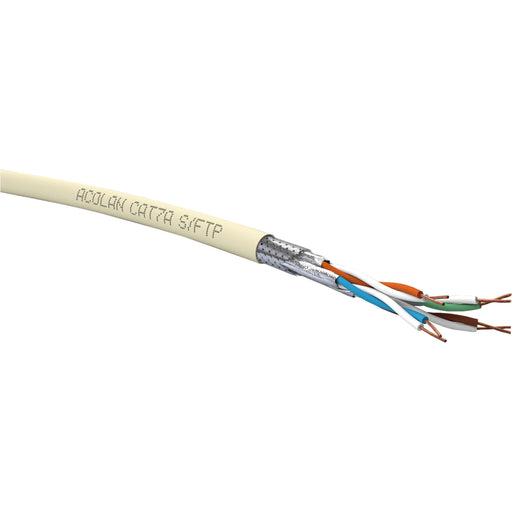 Acome - Daten- und Kommunikationskabel ACOLAN 1200SFS Kat.7A weiß R7481A-Cca-T1000 4P S/FTP AWG23 − 4000 Meter