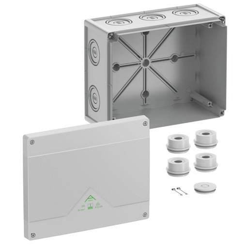 Spelsberg - Dose, Gehäuse für Montage auf der Wand/Decke Abzweigkasten 82540001 Abox 250l