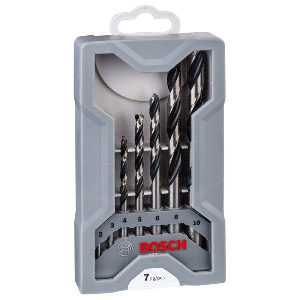 Bosch - Bohrer-Set HSS-Spiralbohrer-Set, 2608577347 PointTeQ 7-tlg