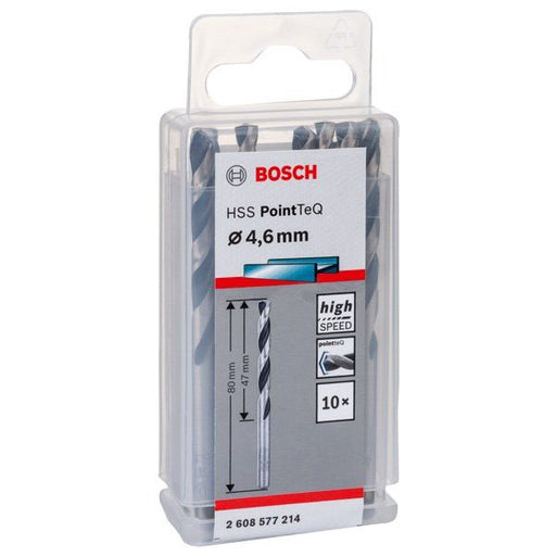 Bosch - Bohrer Metallspiralbohrer HSS 2608577214 PointTeQ DIN 338 4,6