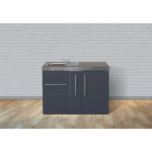 Stengel - Mini-Küche Miniküche Premiumline MPSG120AKSKSreBliS Schiefergrau