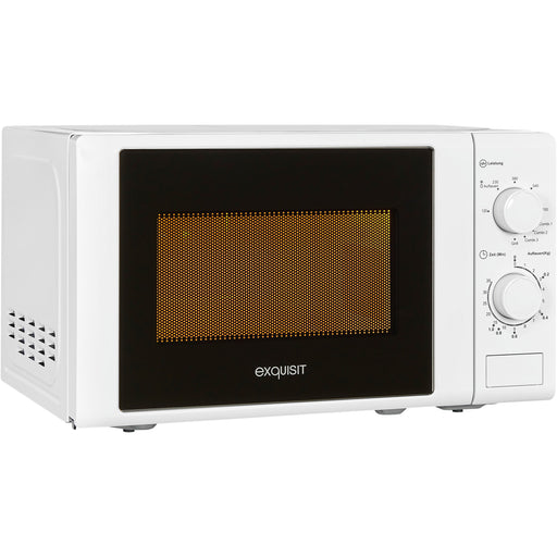 EXQUISIT - Mikrowellengerät Mikrowelle m.Grill MW 900-030 G ws 1000/700W,20L