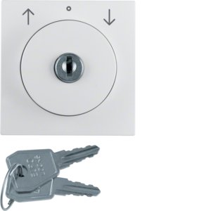 Berker - Abdeckung/Bedienelement für Installationsschalterprogramme Zentralstück m Schloss 1083190900 Jal. S.1/B.3/7 pw