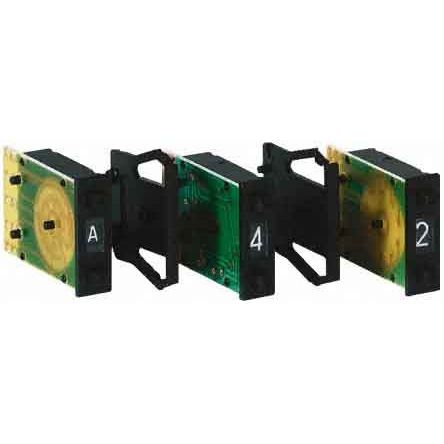 RS Components - Wahlschalter, Komplettgerät Drucktastenvorwahlschalter 337-447 BCD 0-9, Subminiatur