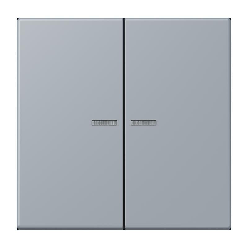 Jung - Abdeckung/Bedienelement für Installationsschalterprogramme Wippe mit Lichtleiter LC 102 KO5 257 gris clair 59