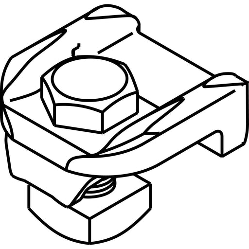 Rico - Montagematerial für Kabeltragsystem Montagezubehör 16B1-Z − 10 Stück