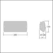 Thorn - Sicherheitsleuchte LED-Notlichtleuchte VOYAGERSOLIDPMSECPWH weiß