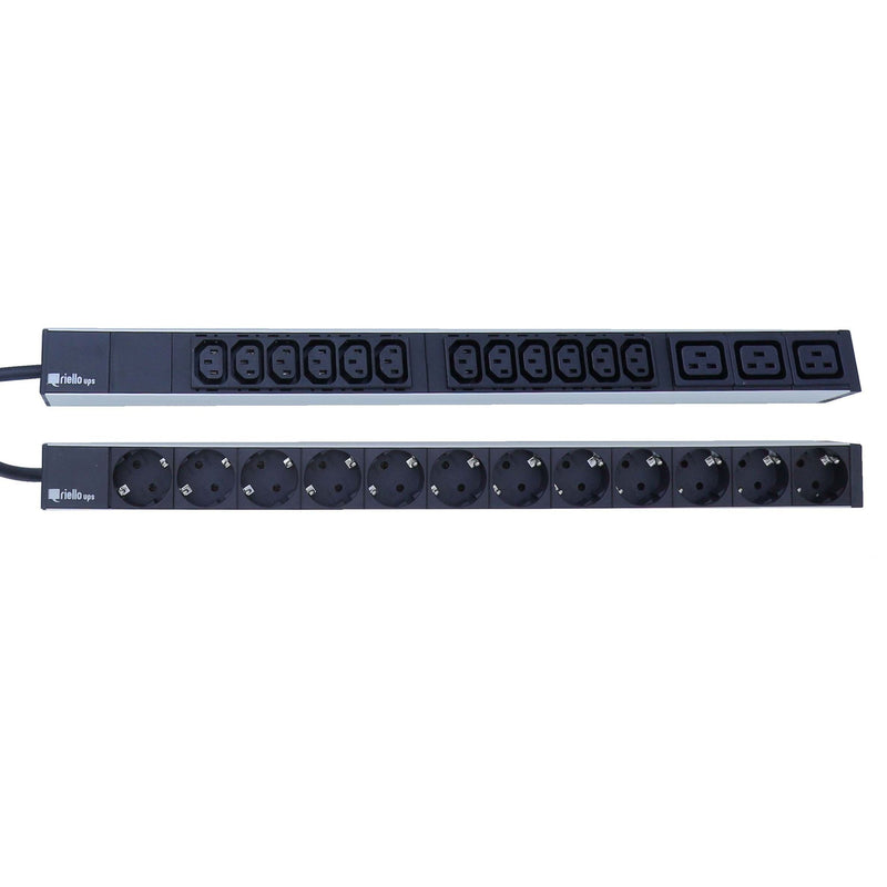 Riello UPS - Power distribution unit (PDU) Steckdosenleiste 40064 12xSchutz. 35°