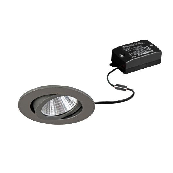 Brumberg Leuchten - Downlight/Strahler/Flutlicht LED-Einbaustrahler 38261643 2700K, titan