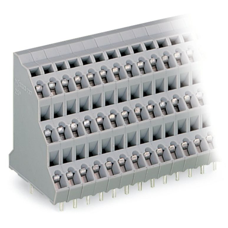 WAGO - Leiterplattenklemme Dreistock-Leiterplattenkl. 737-208 2,5mm² − 24 Stück