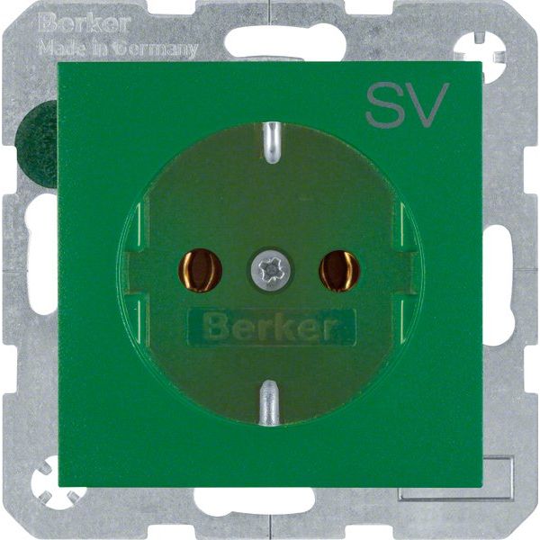 Berker - Steckdose Schuko-Steckdose gn 47431903 Aufdruck SV