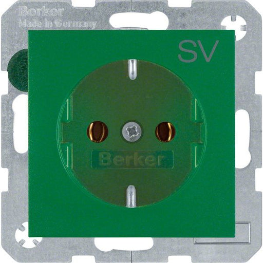 Berker - Steckdose Schuko-Steckdose gn 47431903 Aufdruck SV