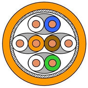Draka Comteq (DNT) - Daten- und Kommunikationskabel UC900 SS23 Kat.7 orange 60060629-Cca-T1000 4P S/FTP