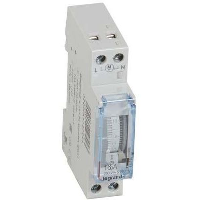 Legrand - Verteilerschaltuhr analog Wochenschaltuhr quarz Legrand 412794 230V 50Hz