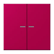 Jung - Abdeckung/Bedienelement für Installationsschalterprogramme Wippe mit Lichtleiter LC 102 KO5 230 rouge rubia