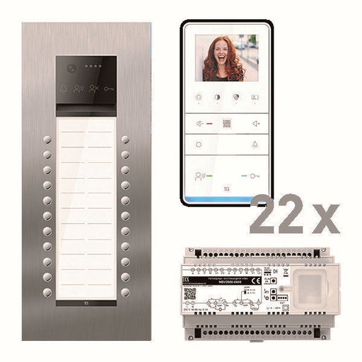 TCS Tür Control - Türsprech-Set video:pack AVU600222 PVUF222/001 IVW6511 22WE UP