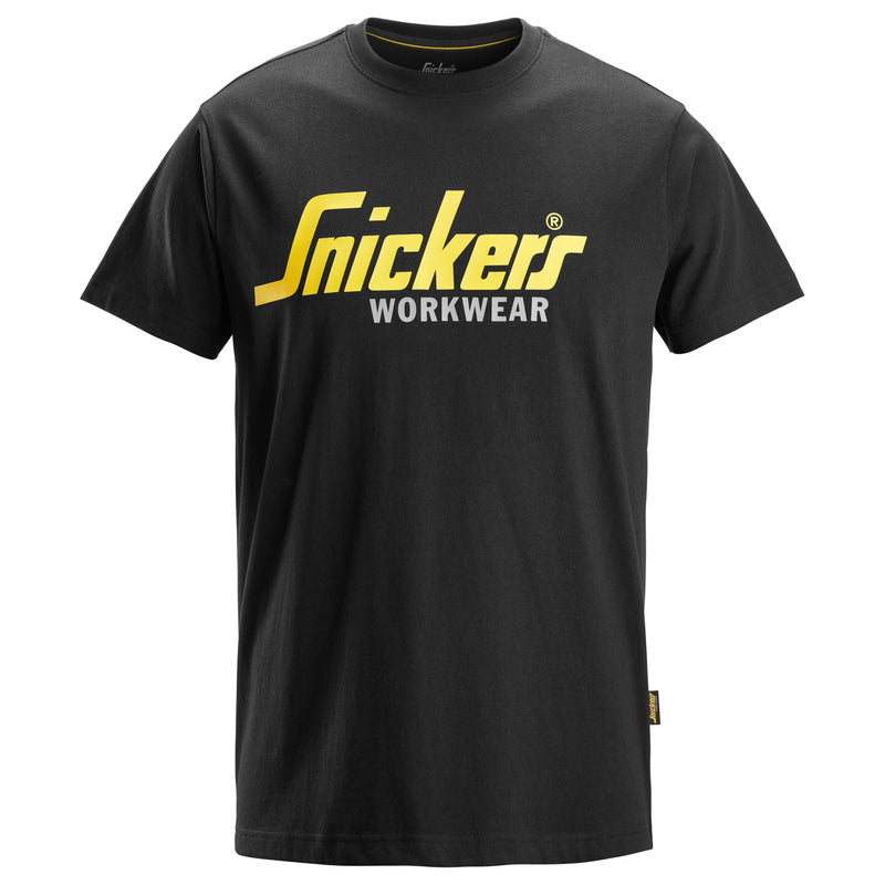 Snickers Workwear - T-Shirt Klassisches Logo T-Shirt 25860400004 S schwarz
