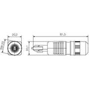 Weidmüller - LWL-Steckverbinder LWL SC Set Singlemode IE-PS-V04P-2SC-SM 2SC Simplex SM − 10 Stück