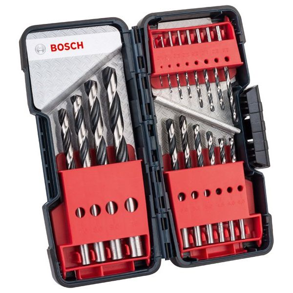 Bosch - Bohrer-Set HSS-Spiralbohrer-Set, 2608577350 PointTeQ 18-tlg
