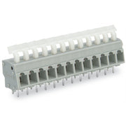 WAGO - Leiterplattenklemme 257-460 Drücker,2,5 mm²,grau − 20 Stück