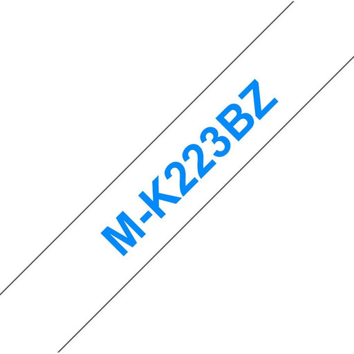 Brother - Verbrauchsmaterial für Telefax/Drucker/MFC Schriftbandkassette M-K223 9mm, 8m, ws, bl − 20 Stück