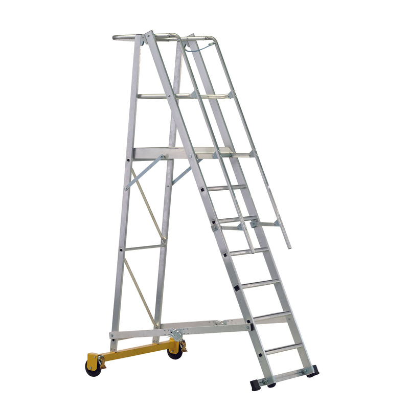 ILLER-LEITER - Stufenleiter Podestleiter 46242 8 Stufen